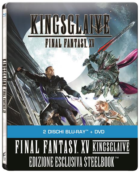 Final Fantasy XV. Kingsglaive. Con Steelbook (DVD + Blu-ray) di Takeshi Nozue - DVD + Blu-ray