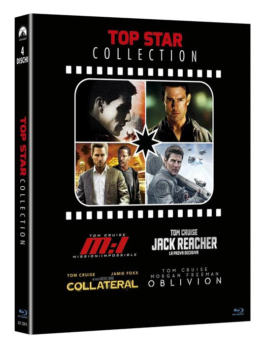 Tom Cruise Collection (4 Blu-ray) di Brian De Palma,Michael Mann,Christopher McQuarrie,Joseph Kosinski