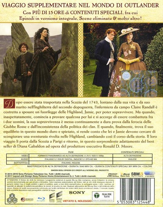 Outlander. Stagioni 1-2. Serie TV ita (Blu-ray) di Anna Foerster,Brian Kelly,Metin Hüseyin - Blu-ray - 2