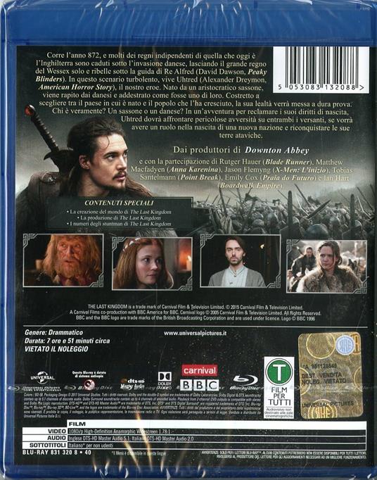 The Last Kingdom. Stagione 1. Serie TV ita (4 Blu-ray) di Peter Hoar,Anthony Byrne,Ben Chanan - Blu-ray - 2