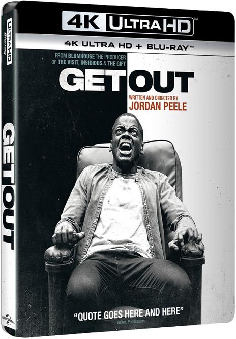 Scappa. Get Out (Blu-ray + Blu-ray 4K Ultra HD) di Jordan Peele