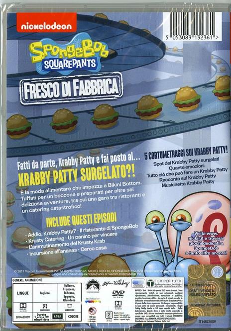SpongeBob. Fresco di fabbrica (DVD) - DVD - 2