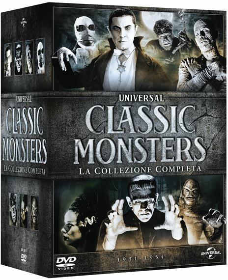 Classic Monster Box Set (7 DVD) di Jack Arnold,Tod Browning,Karl Freund,George Waggner,James Whale