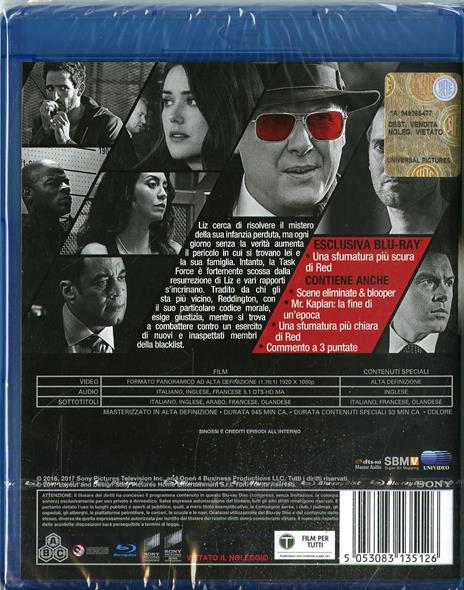 The Blacklist. Stagione 4. Serie TV ita (6 Blu-ray) di Michael W. Watkins,Vincent Misiano,Joe Carnahan - Blu-ray - 2