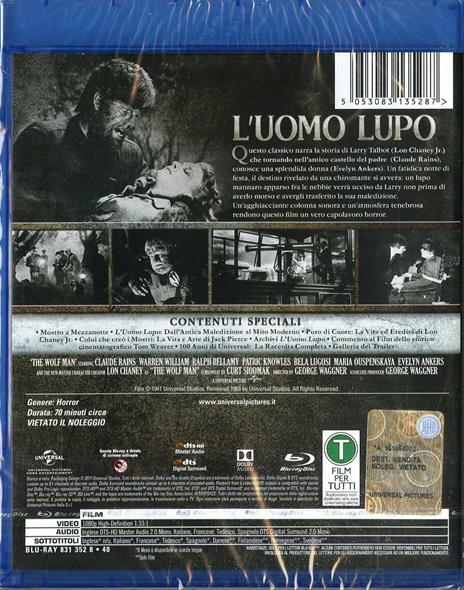 L' uomo lupo (Blu-ray) di George Waggner - Blu-ray - 2