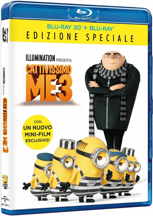 Cattivissimo Me 3 (Blu-ray + Blu-ray 3D) di Kyle Balda,Pierre Coffin,Eric Guillon