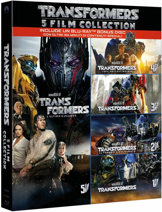Transformers. Collezione completa 5 film (6 Blu-ray) di Michael Bay