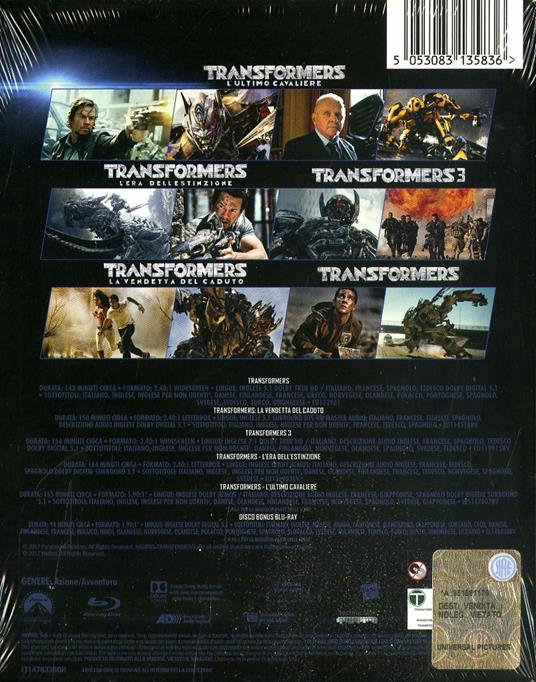 Transformers. Collezione completa 5 film (6 Blu-ray) di Michael Bay - 2