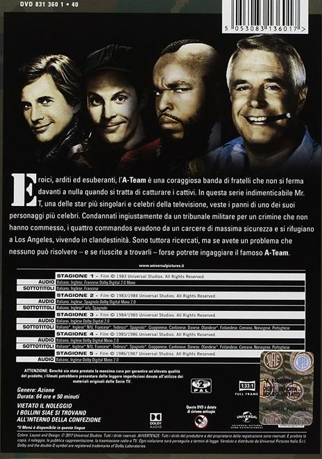 A-Team. Serie completa. Serie TV ita (27 DVD) di Frank Lupo,Stephen J. Cannell - DVD - 2
