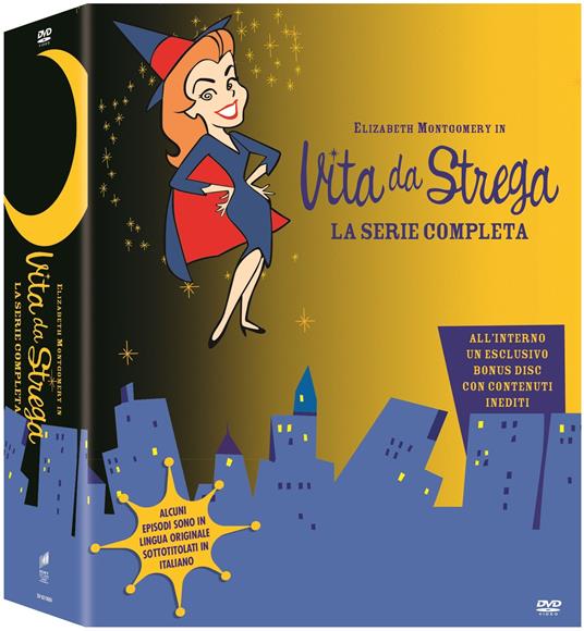 Vita da strega. Stagioni 1 - 8. Serie TV ita (34 DVD) di William Asher,Richard Michaels,R. Robert Rosenbaum,Richard Kinon,E.W. Swackhamer - DVD