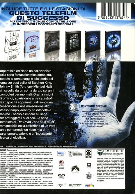 The Dead Zone. Stagioni 1 - 6. Serie TV ita (21 DVD) di Michael Piller,Shawn Piller,Jefery Levy - DVD - 2