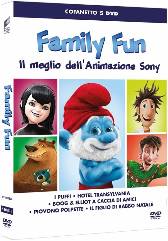 Il meglio dell'animazione Sony (5 DVD) di Roger Allers,Barry Cook,Jill Culton,Raja Gosnell,Phil Lord,Chris Miller,Sara Smith,Anthony Stacchi,Genndy Tartakovsky