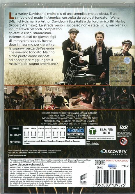 Harley and the Davidsons. Stagione 1. Serie tv ita (2 DVD) di Ciaran Donnelly,Stephen Kay - DVD - 2