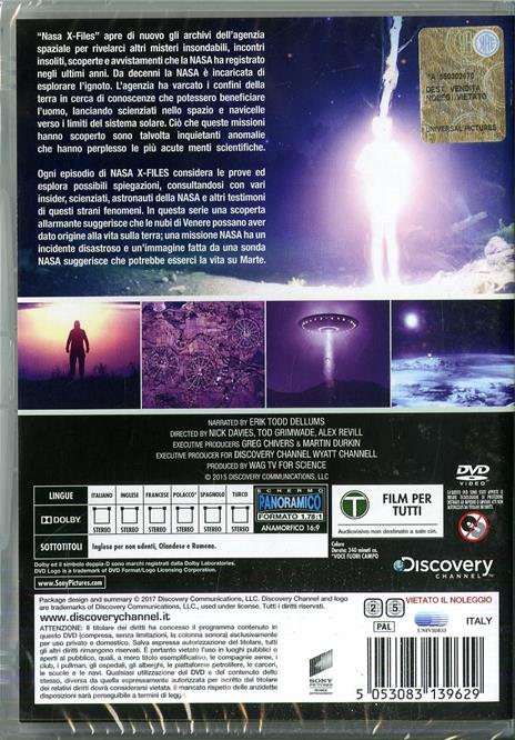 Nasa's Unexplained Files. Stagione 3. Serie TV ita (2 DVD) di Ian Levison,Simon Martin,Nick Patterson,Paul Olding - DVD - 2