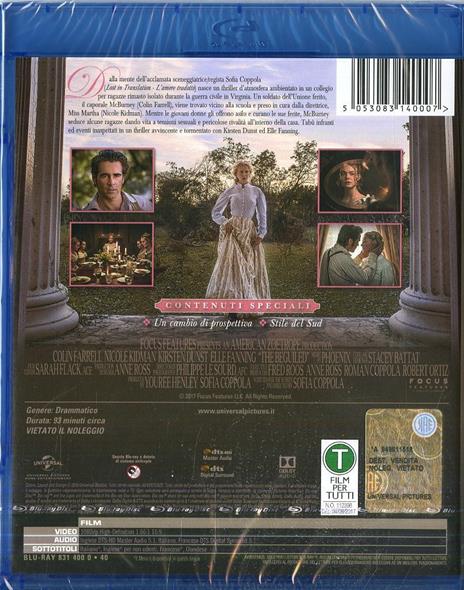L' inganno (Blu-ray) di Sofia Coppola - Blu-ray - 2