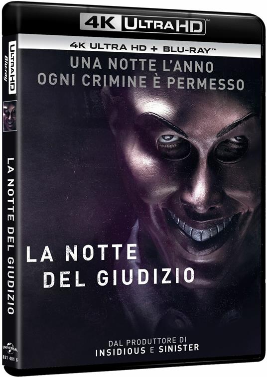 La notte del giudizio (Blu-ray + Blu-ray 4K Ultra HD) di James DeMonaco