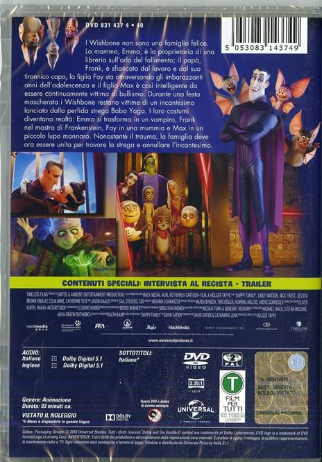 Monster Family (DVD) di Holger Tappe - DVD - 2