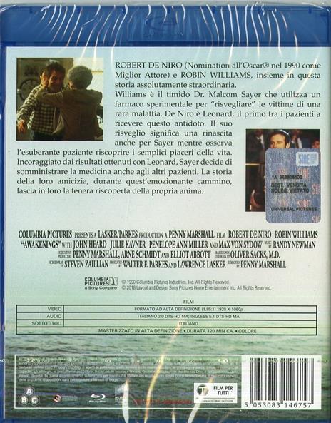 Risvegli (Blu-ray) di Penny Marshall - Blu-ray - 2