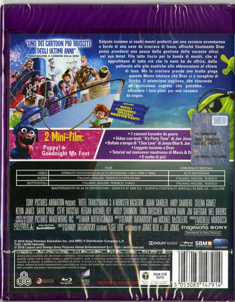 Hotel Transylvania 3. Una vacanza mostruosa (Blu-ray) di Genndy Tartakovsky - Blu-ray - 2