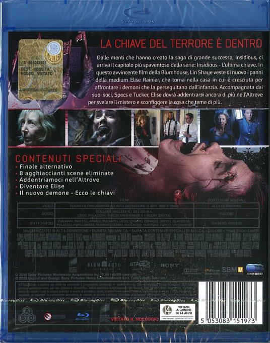 Insidious. L'ultima chiave (Blu-ray) di Adam Robitel - Blu-ray - 2