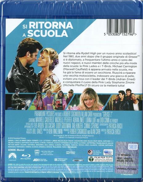 Grease 2 (Blu-ray) di Patricia Birch - Blu-ray - 2