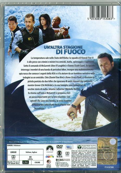 Hawaii Five-0. Stagione 6. Serie TV ita (6 DVD) di Len Wiseman,Brad Turner,Paul A. Edwards,Alex Zakrzewski - DVD - 2