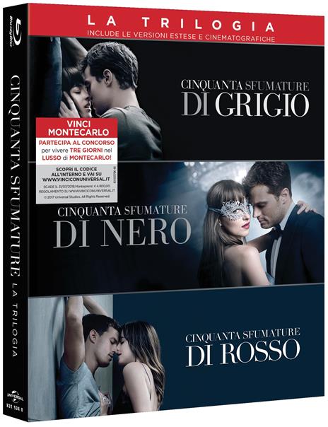 Cinquanta Sfumature. Trilogia (3 Blu-ray) di James Foley