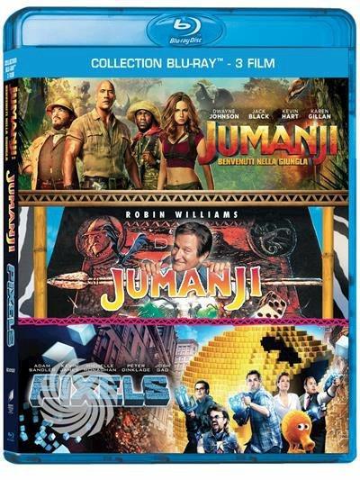 Jumanji. Games Collection (3 Blu-ray) di Jake Kasdan,Joe Johnston,Chris Columbus