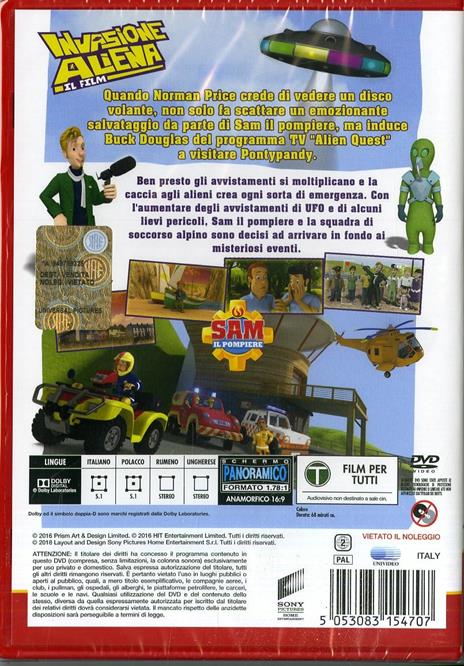 Sam il pompiere. Minaccia aliena (DVD) di Gary Andrews - DVD - 2