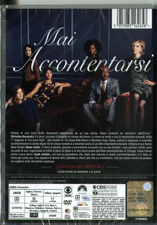 The Good Fight. Stagione 1. Serie TV ita (3 DVD) di Jim McKay,Brooke Kennedy,Ron Underwood,Allan Arkush - DVD - 2