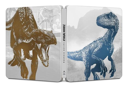 Jurassic World. Il regno distrutto. Con Steelbook (Blu-ray + Blu-ray Ultra HD 4K) di J. A. Bayona - Blu-ray + Blu-ray Ultra HD 4K