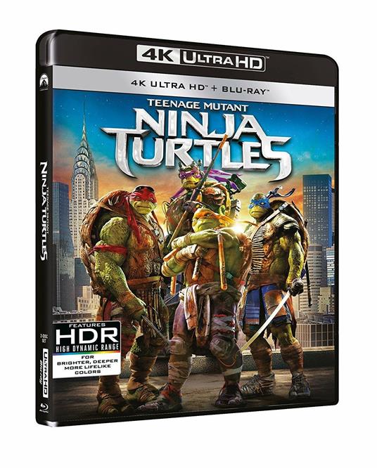 Tartarughe Ninja (Blu-ray + Blu-ray Ultra HD 4K) di Jonathan Liebesman - Blu-ray + Blu-ray Ultra HD 4K