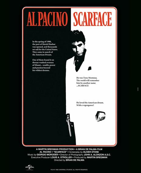 Scarface. Con poster (DVD) di Brian De Palma - DVD - 2