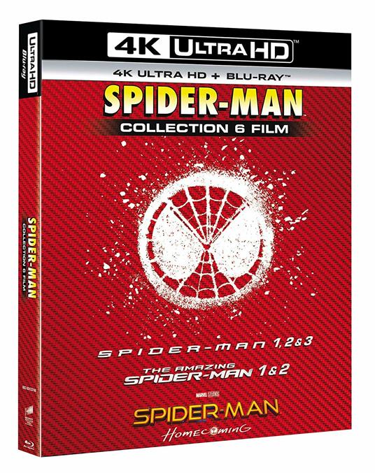 Spider-man Collection (6 Blu-ray + 6 Blu-ray 3D) di Sam Raimi,Jon Watts,Marc Webb