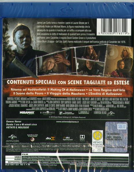 Halloween (2018) (Blu-ray) di David Gordon Green - Blu-ray - 2