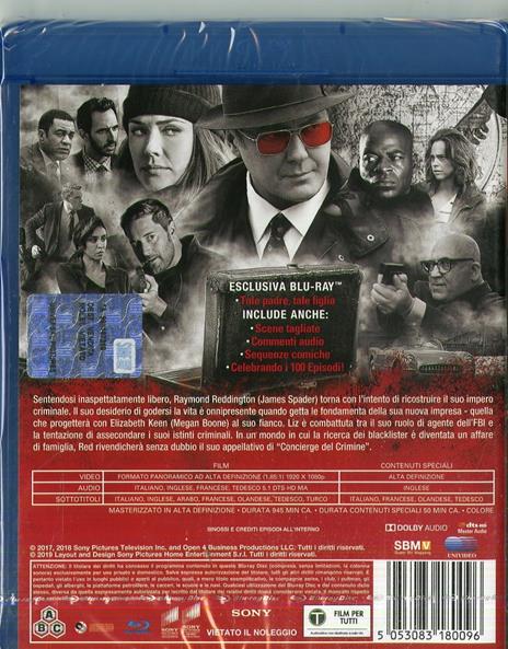 The Blacklist. Stagione 5. Serie TV ita (5 Blu-Ray) di Michael W. Watkins,Vincent Misiano,Joe Carnahan - Blu-ray - 2
