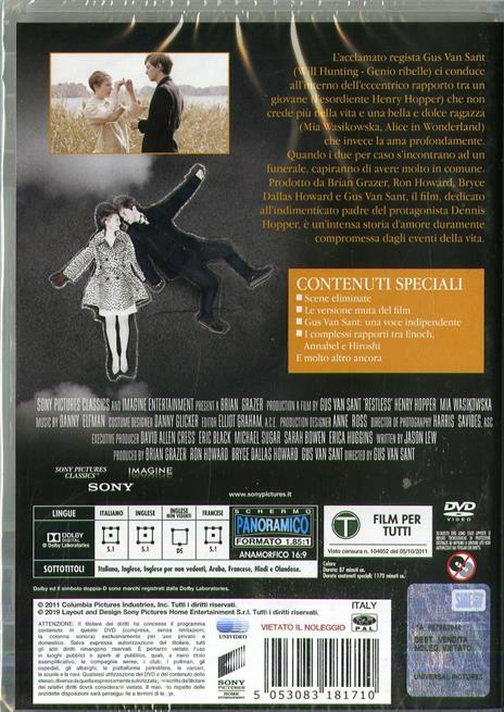 Restless. L'amore che resta. San Valentino Collection (DVD) di Gus Van Sant - DVD - 2