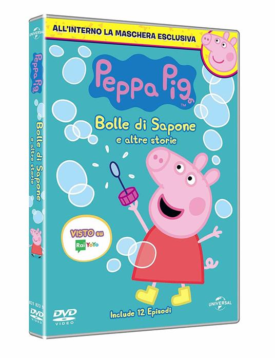 Peppa Pig. Bollone di sapone. Carnevale Collection (DVD + Maschera) - DVD