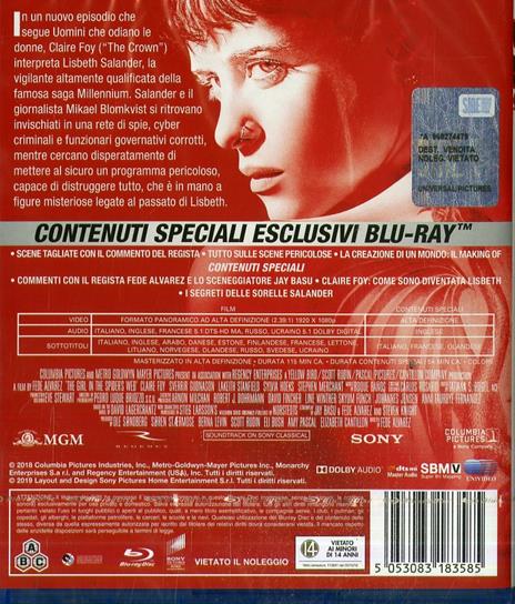 Millennium. Quello che non uccide (Blu-ray) di Fede Alvarez - Blu-ray - 2