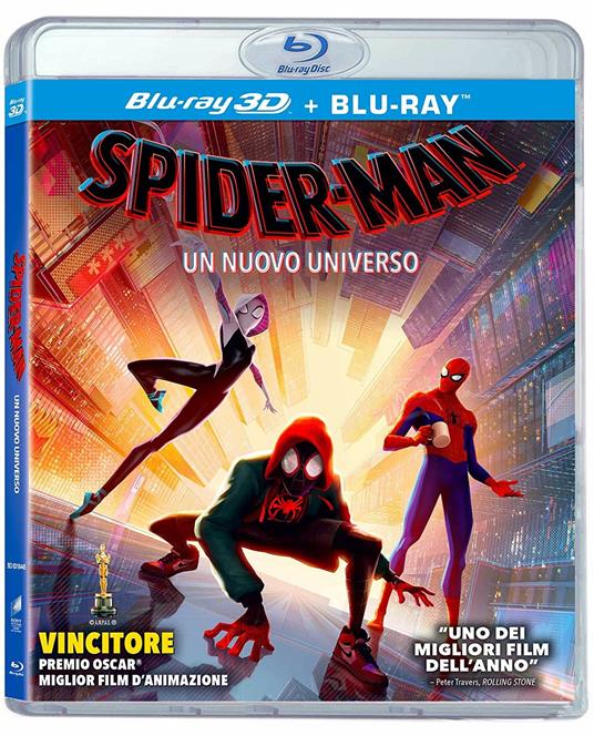 Spider-Man. Un nuovo universo (Blu-ray + Blu-ray 3D) di Bob Persichetti,Peter Ramsey,Rodney Rothman - Blu-ray + Blu-ray 3D