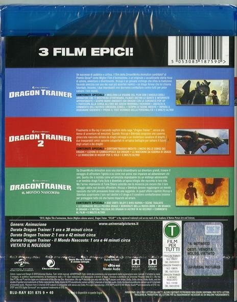 Dragon Trainer Collection 1-3 (Blu-ray) di Dean DeBlois - 2