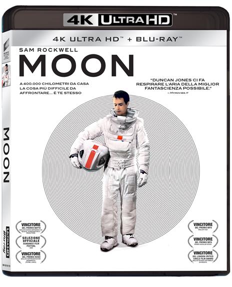 Moon (Blu-ray + Blu-ray 4K Ultra HD) di Duncan Jones - Blu-ray + Blu-ray Ultra HD 4K
