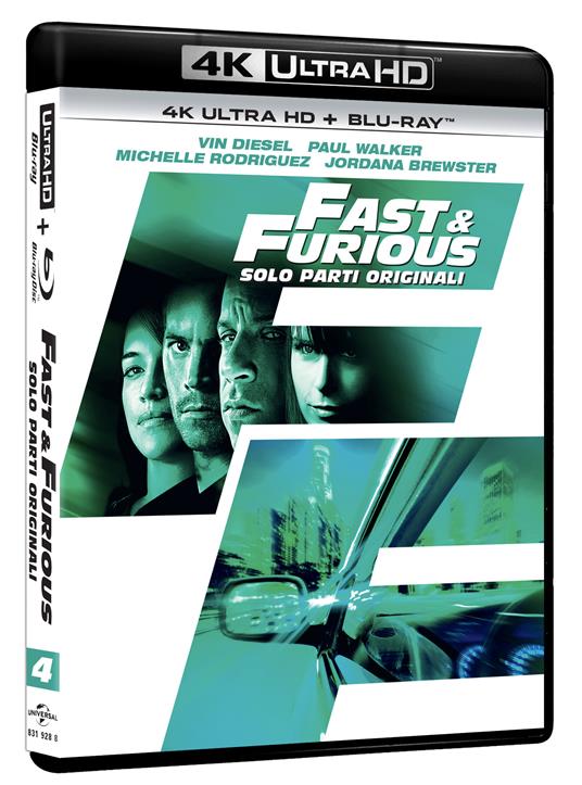 Fast and Furious 4 (Blu-ray + Blu-ray 4K Ultra HD) di Justin Lin - Blu-ray + Blu-ray Ultra HD 4K