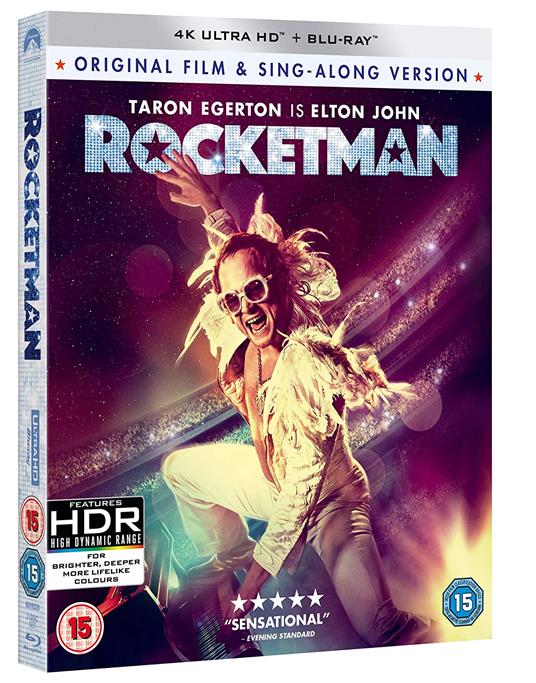 Rocketman (Import UK) (4K Ultra HD + Blu-ray) di Dexter Fletcher - Blu-ray + Blu-ray Ultra HD 4K - 2