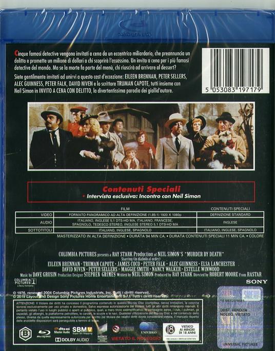 Invito a cena con delitto (Blu-ray) di Robert Moore - Blu-ray - 2