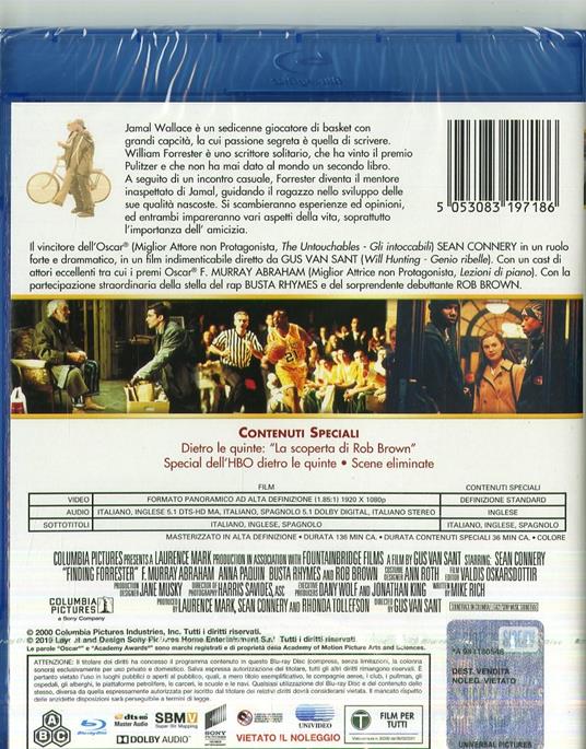Scoprendo Forrester (Blu-ray) di Gus Van Sant - Blu-ray - 2
