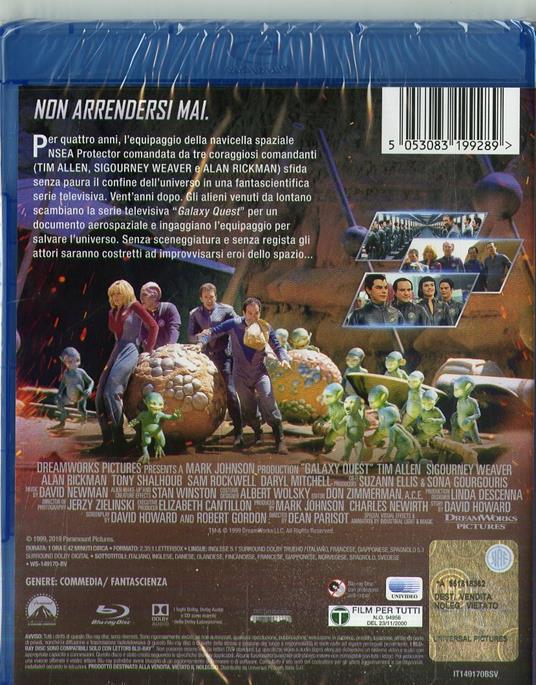 Galaxy Quest (Blu-ray) di Dean Parisot - Blu-ray - 2