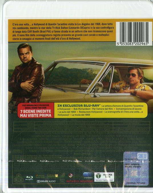 C'era una volta a Hollywood (Blu-ray) di Quentin Tarantino - Blu-ray - 2