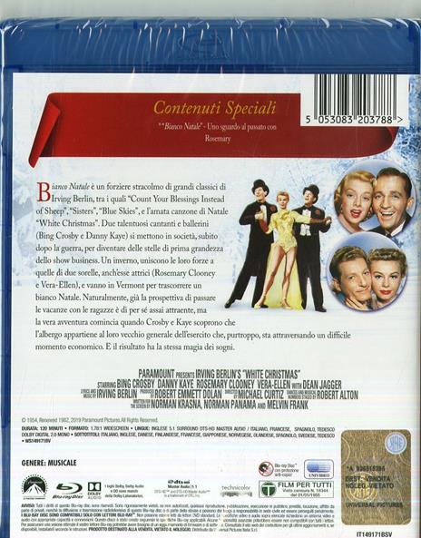 Bianco Natale (Blu-ray) di Michael Curtiz - Blu-ray - 2