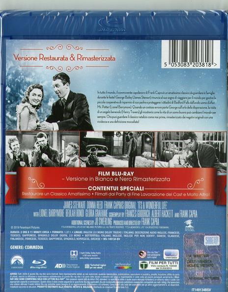 La vita è meravigliosa (Blu-ray) di Frank Capra - Blu-ray - 2